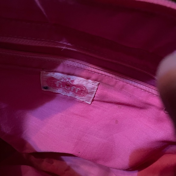 Fluff Green Tote with Artistic Shoe Design - Picture 2 of 4